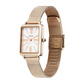 Titan Slimline Quartz Analog Mother Of Pearl Dial Rose Gold Stainless Steel Strap Watch for Women 95181WM01 / NS95181WM01