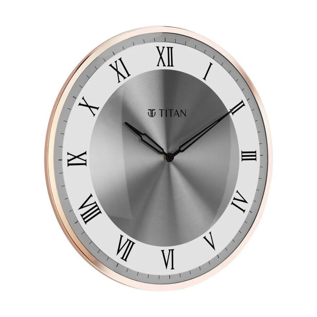 Buy Online Titan Classic Balck Wall Clock with Silent Sweep Technology -  29.5 cm x 29.5 cm (Medium) - ncw0043pa06 | Titan