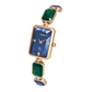 Timex Fria Women's Blue Dial Rectangular Case 2 Hands Function Watch TWEL16902