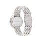 Twisted Bezel Quartz Grey Round Dial Women's Watch - 25200320