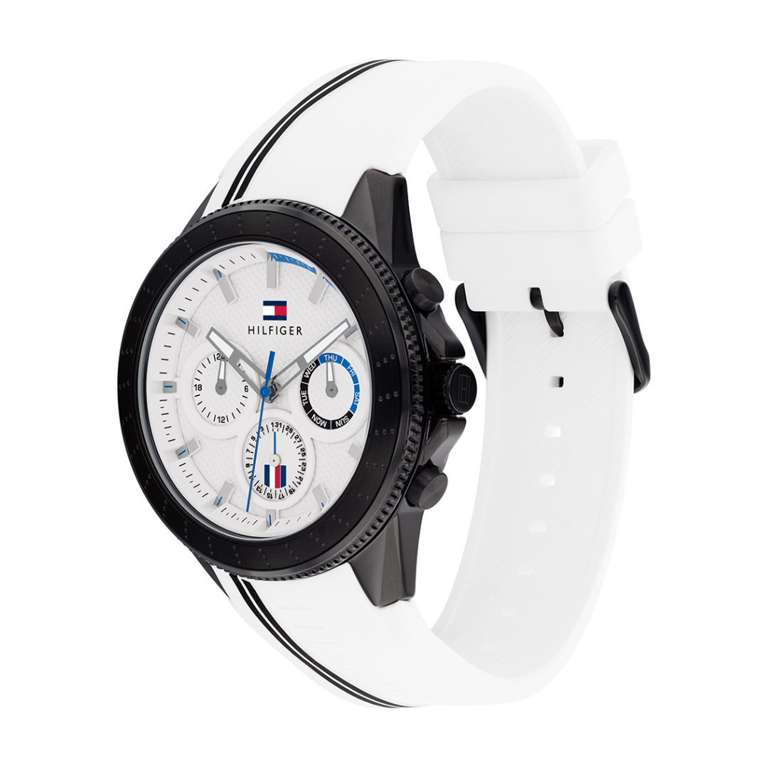 Tommy Hilfiger White Dial Quartz Multifunction Watch for Men 1791862