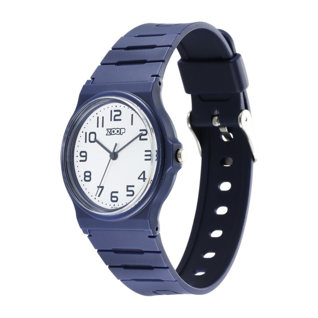 Back To School 38x35.2x10.3 mm White Dial Polyurethane Analog Watch For Unisex 16032PP02W