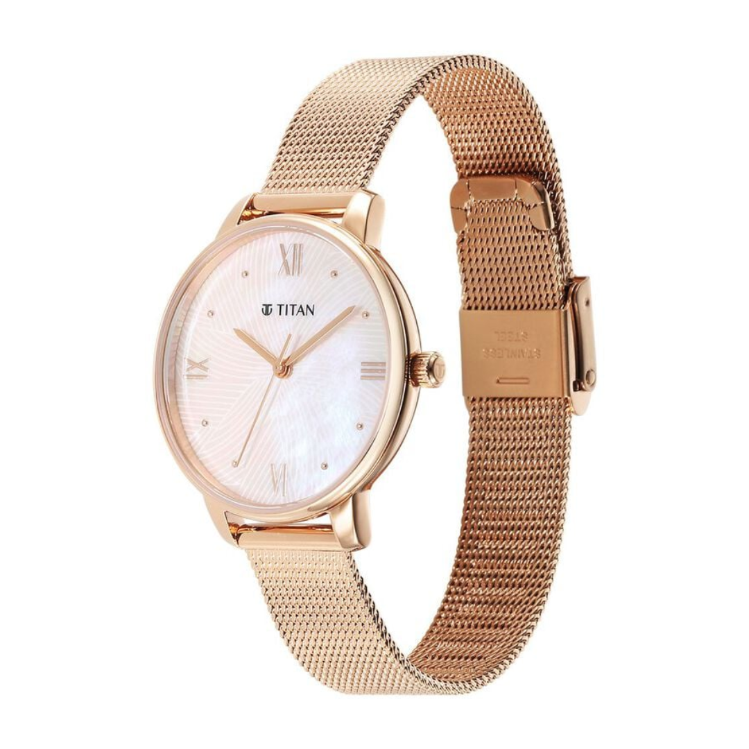 Titan Purple Cream Dial Analog Watch 90028SL01J at Rs 6495 | Sipcot  Industrial Complex | Hosur | ID: 16671847930