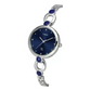 Timex Fria Women Blue Dial Round Analog Brass Dial Watch TWEL18100