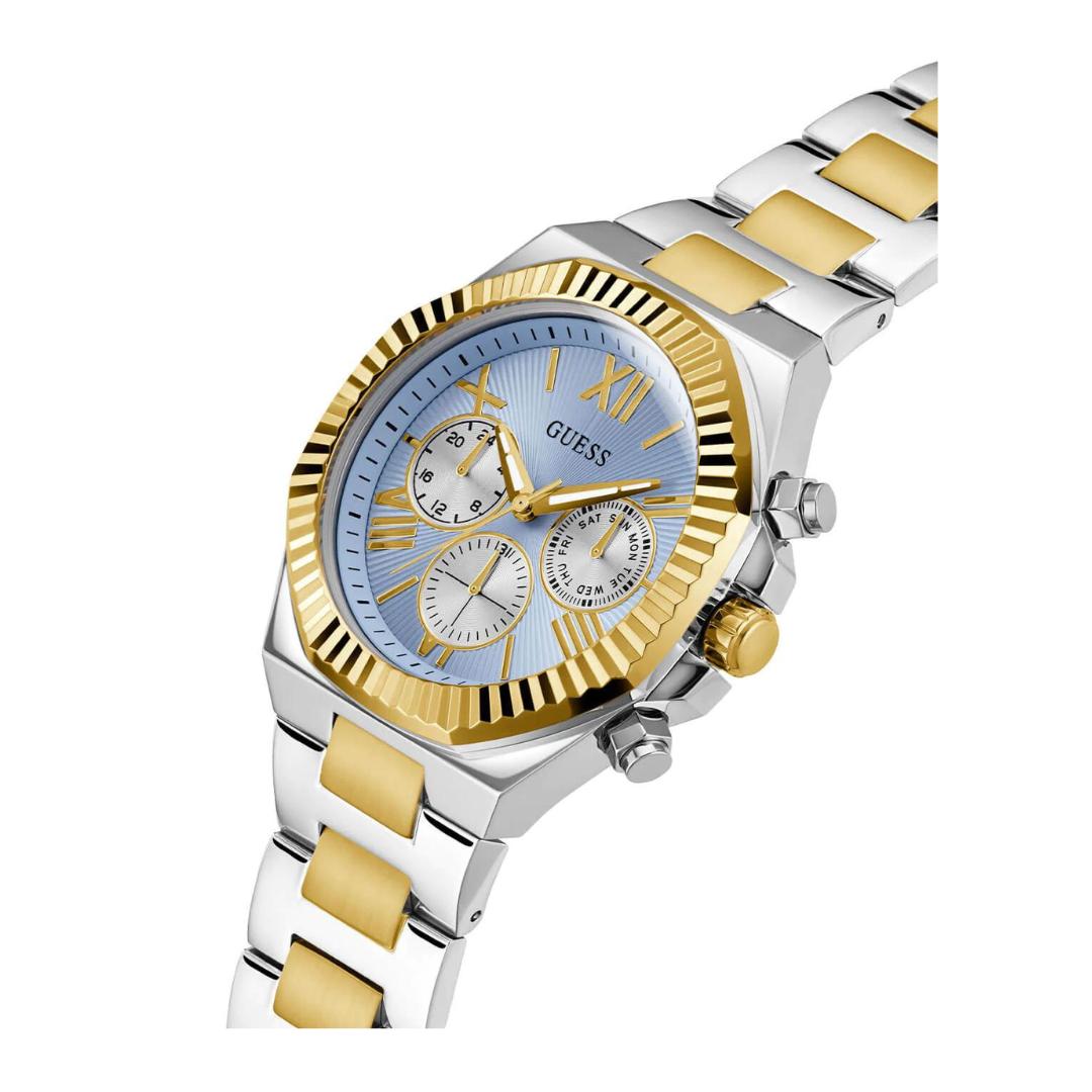 Silver And Gold Equity Blue Link Watch GW0703G3