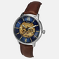 E Class Male Blue Analog Leather Watch TWEG23501