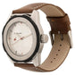 Fastrack Quartz Analog Silver Dial Leather Strap Watch for Guys NS3099SL01