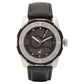 BLACK DIAL BLACK LEATHER STRAP WATCH 3099SL02