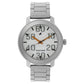 Fastrack Quartz Analog White Dial Stainless Steel Strap Watch for Guys nr3121sm01 / 3121sm01