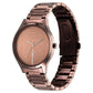 Fastrack Style Up Quartz Analog Brown Dial Stainless Steel Strap Watch for Guys NS3184QM02