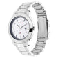 WHITE DIAL STAINLESS STEEL STRAP WATCH 3246SM01