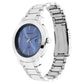 Fastrack Bare Basics Quartz Analog with Date Blue Dial Stainless Steel Strap Watch for Guys  NS3246SM03