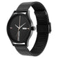 Fastrack Style Up Quartz Analog with Day and Date Black Dial Stainless Steel Strap Watch for Guys ns3247nm03 / 3247nm03