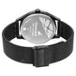 Fastrack Style Up Quartz Analog with Day and Date Black Dial Stainless Steel Strap Watch for Guys ns3247nm03 / 3247nm03