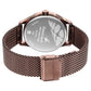 Fastrack Style Up Quartz Analog with Day and Date Brown Dial Stainless Steel Strap Watch for Guys NS3247QM02