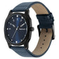 Fastrack Stunners Quartz Analog Blue Dial Leather Strap Watch for Guys ns3255nl03 / 3255nl03