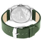 STUNNERS GREEN DIAL LEATHER STRAP WATCH 3255SL02