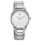 Fastrack Stunners White Dial Metal Strap Watch for Guys 3278sm04