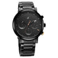 Fastrack Tick Tock Quartz Analog Black Dial With Black Stainless steel Strap Watch for Guys 3287km06