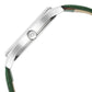 Fastrack Stunners Green Dial Leather Strap Watch for Guys 3290sl02