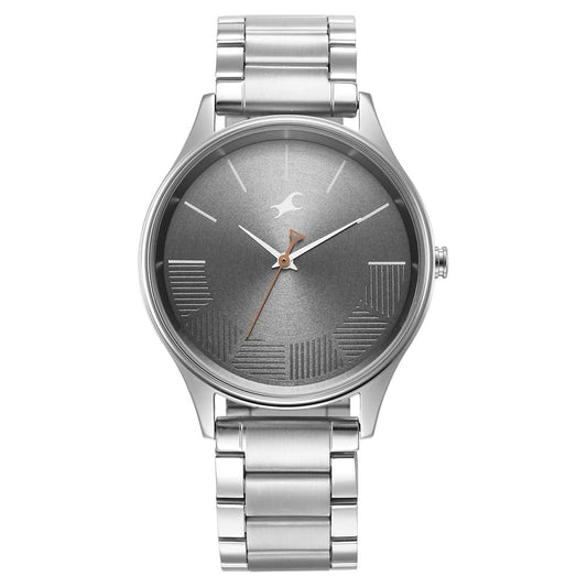 STUNNERS IN GREY DIAL & METAL STRAP 3291SM01