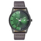 Fastrack Stunners Quartz Analog Green Dial Leather Strap Watch for Guys 3305nl01