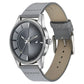 Fastrack Stunners Quartz Analog Grey Dial Leather Strap Watch for Guys 3305sl02