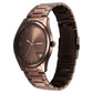 Fastrack Stunners Quartz Analog Brown Dial Brown Metal Strap Watch For Guys 3317qm02