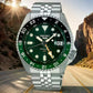 Seiko 5 Sports SKX GMT Bi-Colour Green - SSK035K1