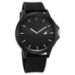 Fastrack Tees Wanderlust Quartz Analog Black Dial Silicone Strap Watch for Unisex 38024pp75w