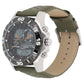 Fastrack Quartz Analog Digital Orange Dial Leather Strap Watch for Guys ns38035sl03 / 38035sl03