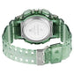 Fastrack StreetStyle Ana Digi Analog Digital Digital Dial Translucent Green PU Strap Watch For Guys 38116pp01