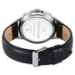 Fastrack Stunners X Quartz Analog Black Dial Leather Strap Watch For Guys 38160sl01