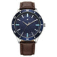 Fastrack Stunners X Quartz Analog Blue Dial Leather Strap Watch For Guys 38160sl04