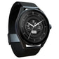 Titan Crest with 3.63 cm AMOLED Display with AOD, Functional Crown, BT Calling Smartwatch with Black Mesh Strap 90197am01