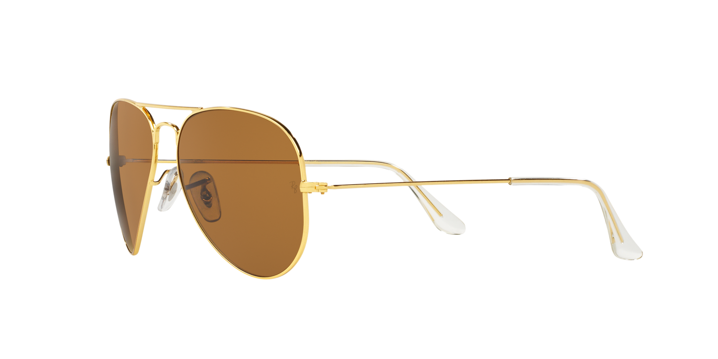 Ray-Ban Unisex UV Protected Brown Lens Pilot Sunglasses - 0RB3025I L9797 58