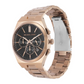 Michael Kors Oversized Lennox Beige Gold-Tone Watch MK9119I