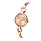 Timex Fria Women Rose Gold Dial Round Analog Brass Dial Watch TWEL18103