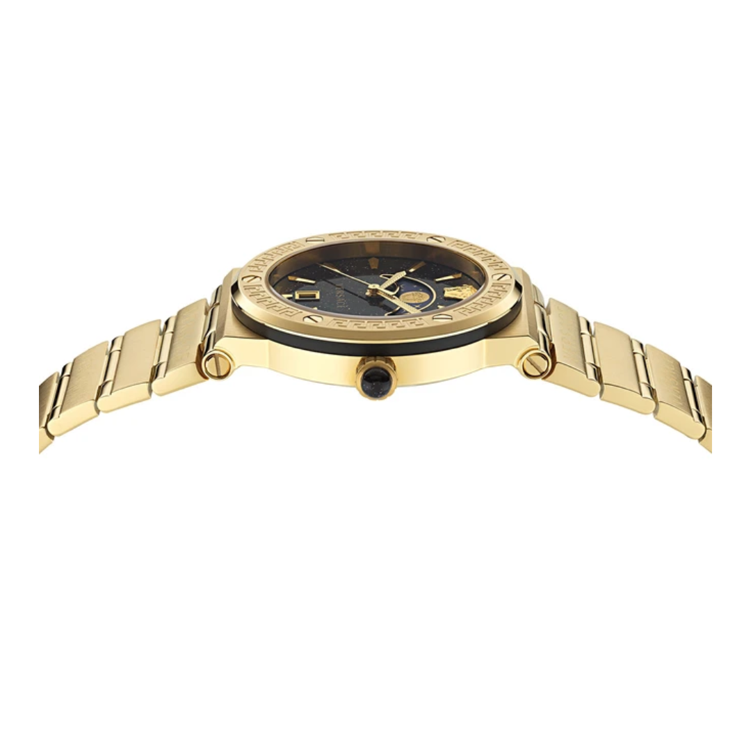 VERSACE Greca Logo Moonph Unisex Analog Watch VE7G00323