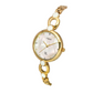 Timex Fria Women Off White Dial Round Analog Brass Dial Watch TWEL18101