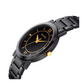 Beyond Gold Black Dial Metal Strap Watch NR77108KM01W