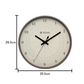 Titan Classic Wall Clock Quartz Analog Grey Dial Wall Clock W0043PA03A