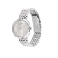 Twisted Bezel Quartz Grey Round Dial Women's Watch - 25200320