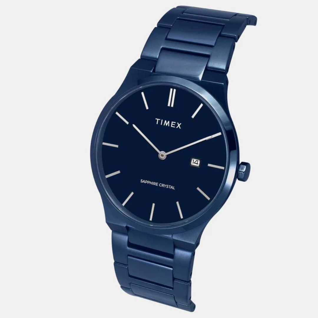 E Class Male Blue Analog Stainless Steel Watch TWEG23602