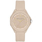 Armani Exchange Analog Beige Dial Women's Watch-AX4603