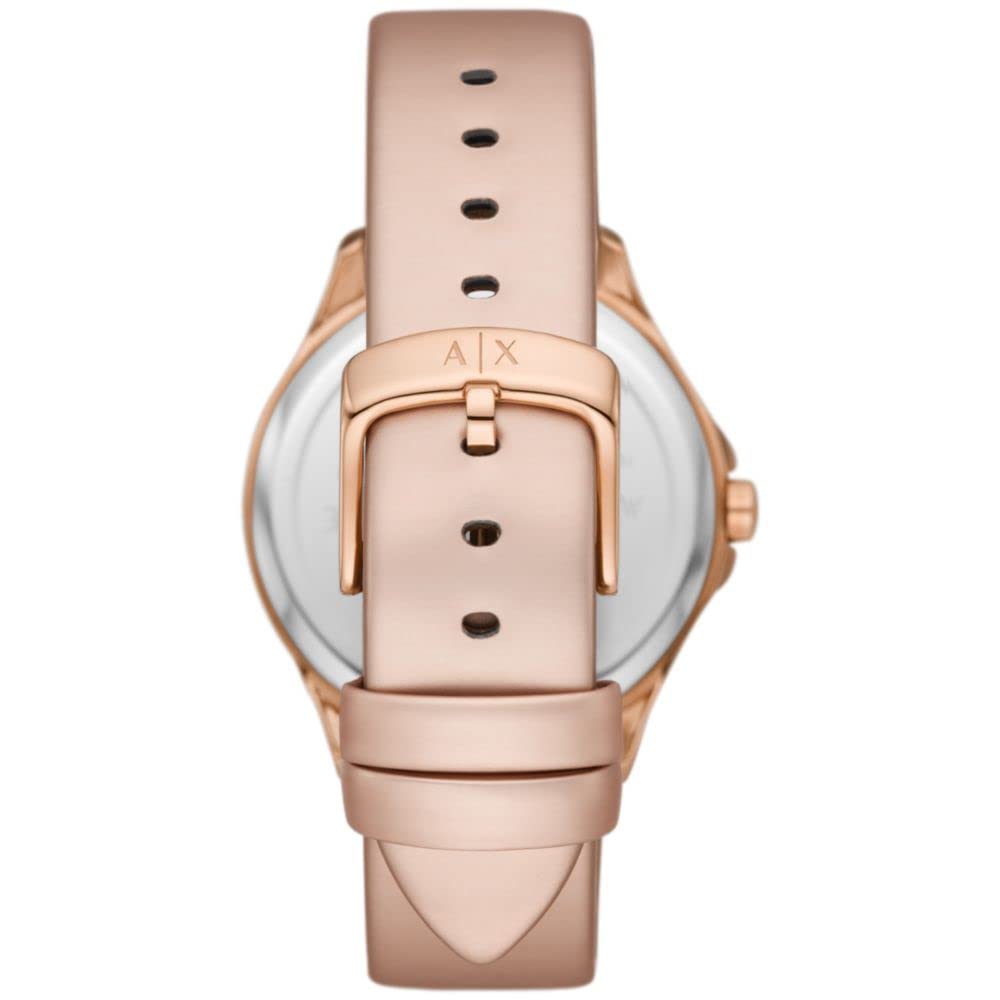 Armani exchange women's sale rose gold watch