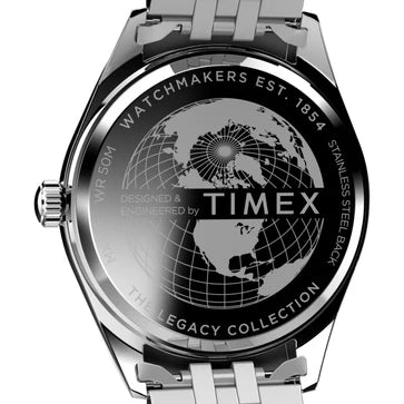 Timex Legacy Day And Date 41mm Stainless Steel Bracelet Watch - TW2V68000UJ