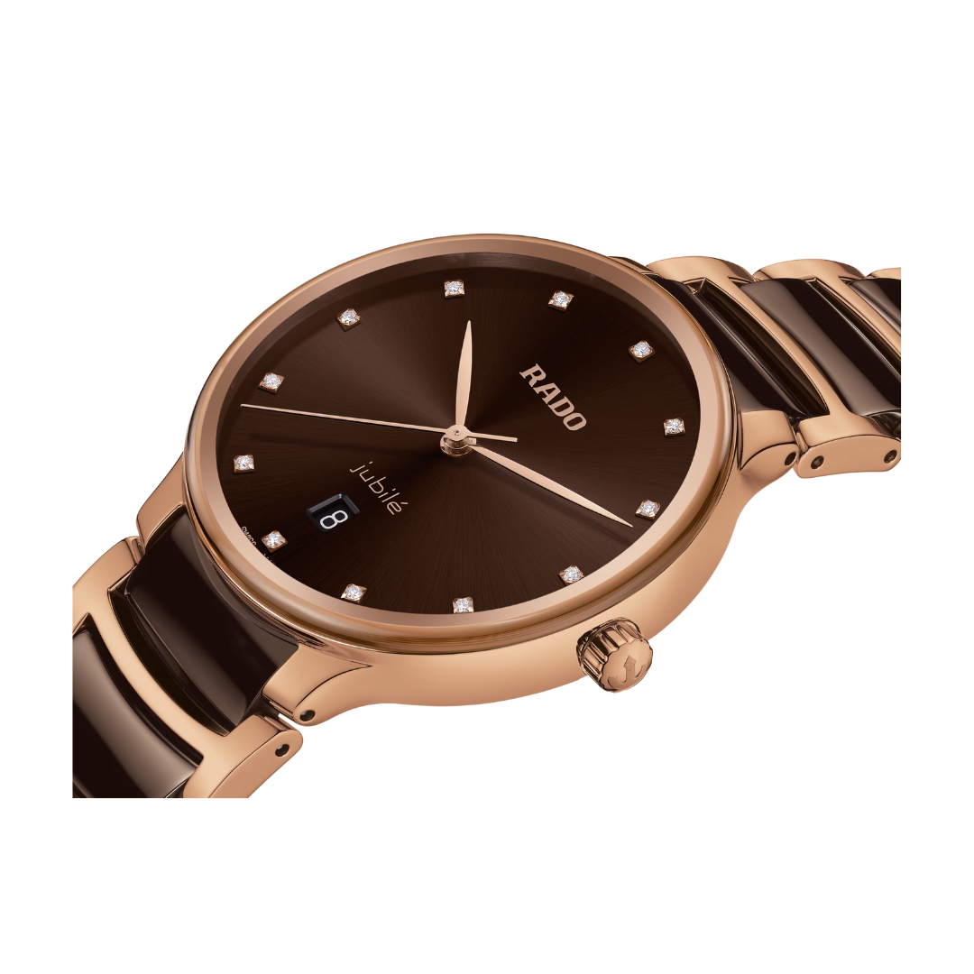 Rado jubile rose hot sale gold watch