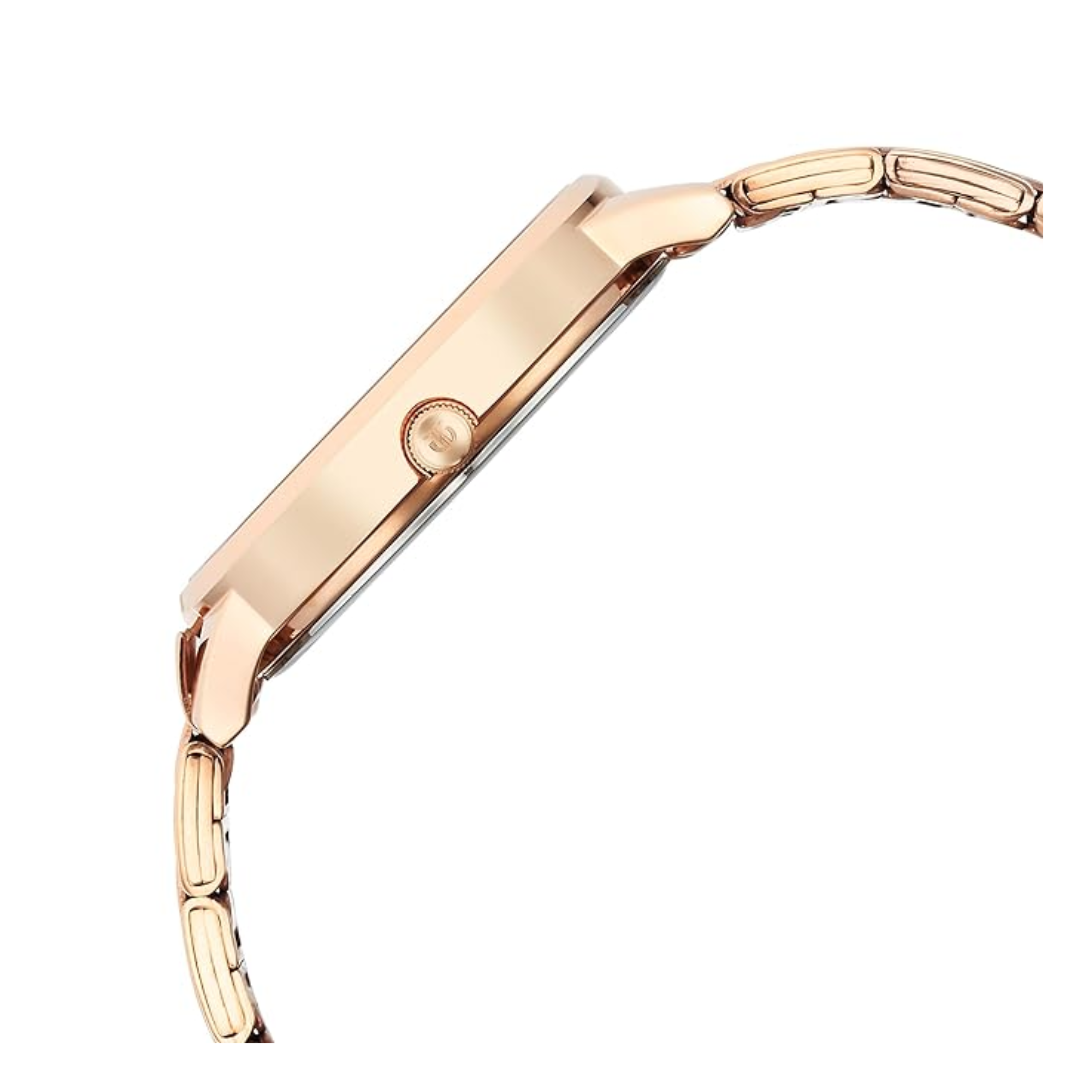 Titan Quartz Analog Rose Gold Dial Watch for Women 2648WM04 (DN991)