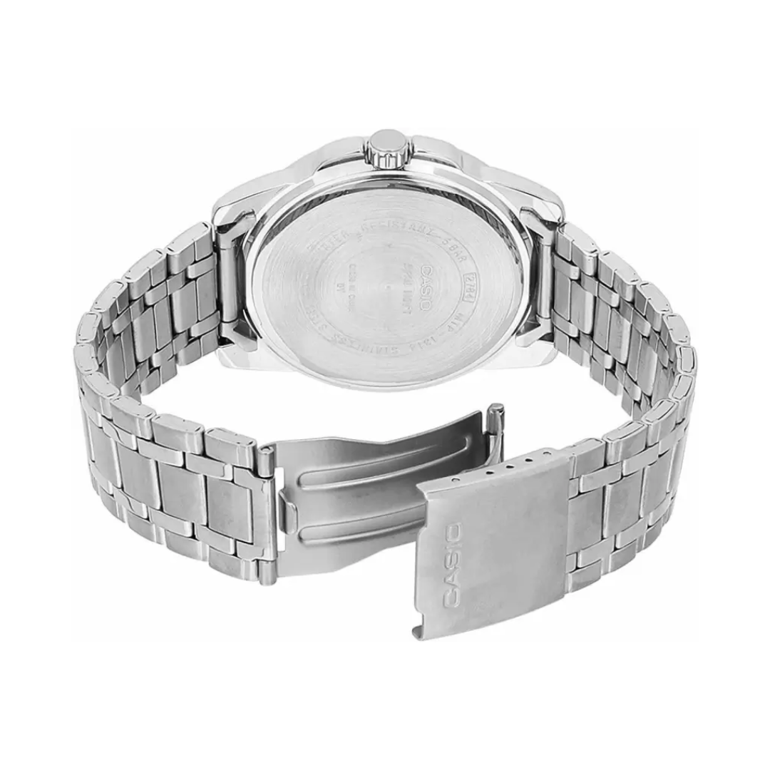 Silver Analog - Men's Watch ENTICER A550 MTP-1314D-1AVDF